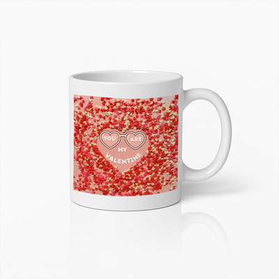 Romantische Valentijnsdag Mok – ‘You Are My Valentine’ Hart Design – Schattig Cadeau voor Geliefde