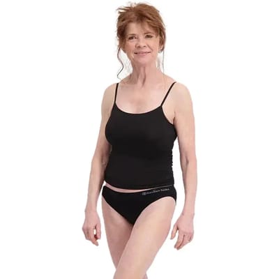 Comfortabel & Zijdezacht Bamboo Basics Seamless Taille Slip Tess (3-pack) - Zwart - M