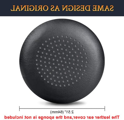 Vervangende Oorkussens en Beschermhoes voor Plantronics BlackWire Headsets - Comfortabele Earpads en Kussens voor Langdurig Gebruik - Zwart