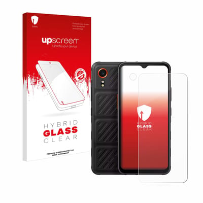 upscreen - Screenprotector voor Samsung Galaxy XCover 7 (Voor+Camera) - Folie Beschermfolie Beschermglas transparant