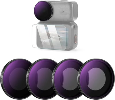 ND/PL Filter Set voor DJI Osmo Nano - ND8/PL, ND16/PL, ND32/PL, ND64/PL - Geschikt voor Actiecamera's, Beeldkwaliteit Verbeteren, Professionele Fotografie Accessoires