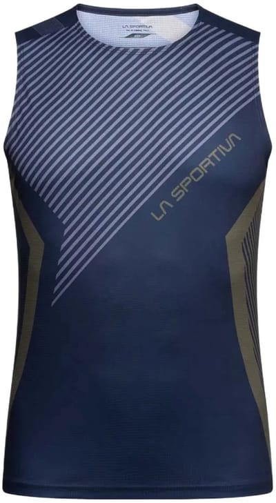 La Sportiva Flow Mouwloos T-shirt Blauw M Man