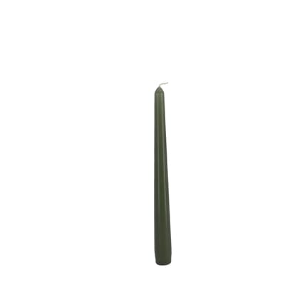 Bolsius - Gotische kaarsen - 245/24 - 4 stuks per verpakking - Fresh Olive