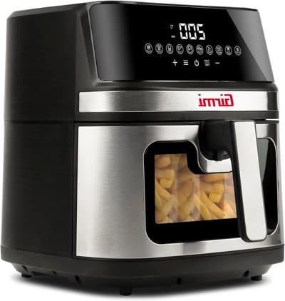 Heteluchtfriteuse - Airfryer XXL - Gezond Frituren - Dubbele Weerstand - 8 Liter - Zwart