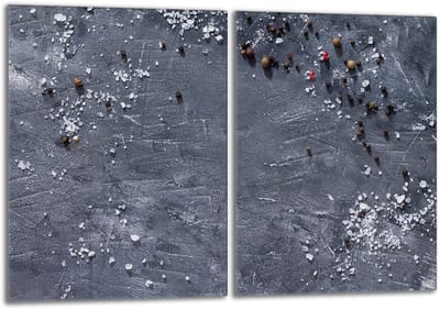 TMK ArtDeko - Glas Beschermplaat voor Kookplaat - 2x40x52 - Geschikt voor Alle Soorten Kookplaten - Veilig en Duurzaam