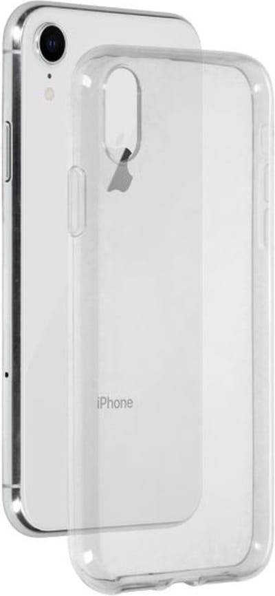 MobyDefend Hoesje - Geschikt voor iPhone XR - Transparante TPU Backcover - Volledig Doorzichtig