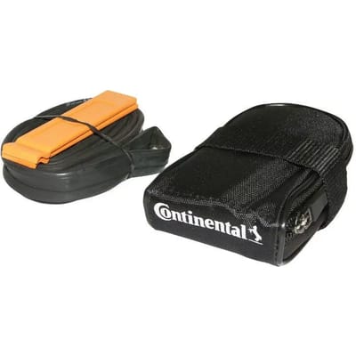 Racefiets zadeltas met 60mm binnenband + 2 racebandverwijderaars Continental 700C Presta
