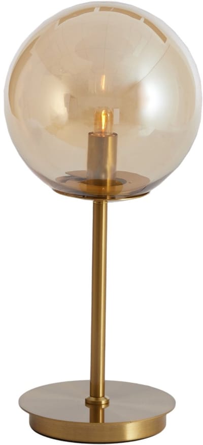 Light & Living Tafellamp Medina - Amber goud - Ø20cm - Modern