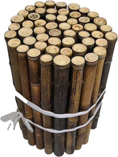TuinChamp Bamboe border rand zwart 45 x 200 cm