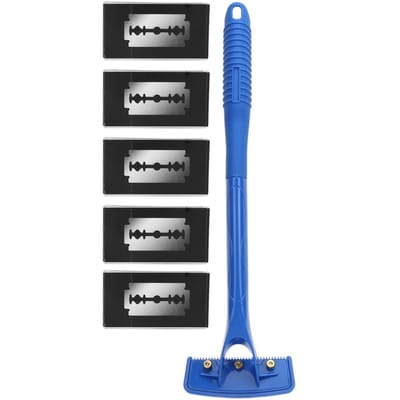 Opvouwbare Rugscherer voor Mannen Veilig Lichaamshaarscheerapparaat Plastic Rugscheren Tool black