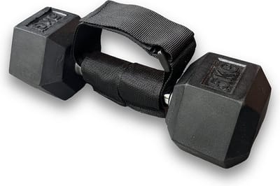 Dumbbell Strap | Halter Voetbanden | Kneesovertoesguy based | Knie-versterkende uitrusting | Hoogwaardige Gripverstevigers | Verstelbaar en Duurzaam | Geschikt voor Krachttraining, Bodybuilding, en Functionele Training