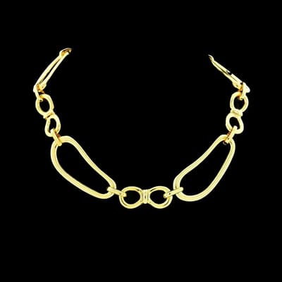 Victoria Valenza goudkleurig open design collier – Ketting – Gouden ketting – Ketting goud – Kettinkje – Goud kettinkje – Gouden dames ketting – Ketting dames –