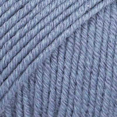 DROPS Cotton Merino Uni Colour - 16 denimblauw - Wol/Katoen Garen