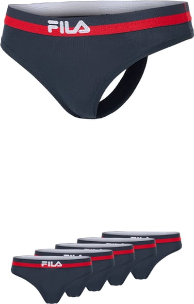 Fila Urban String Gekleurde Waistband - Maat S - 5 Pack - Navy