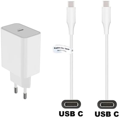 OneOne 45W super snellader. Oplader met Sterke 0,8m USB C naar C kabel. PD lader adapter past op Google Pixel 1, Pixel 2, Pixel 2 XL, Pixel 3, Pixel 3 XL, Pixel 3a, Pixel 3a XL, Pixel 4, Pixel 4 XL, Pixel 4a