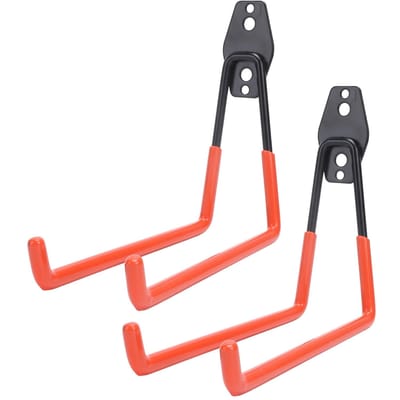 2 Stuks Garagehaken Multifunctionele Muurbevestiging Garage Opberg Hanger Organizer voor het Ophangen van Fietsen