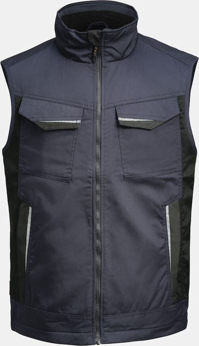 Jobman 7517 Service Vest Lined 65751720 - Navy - XS