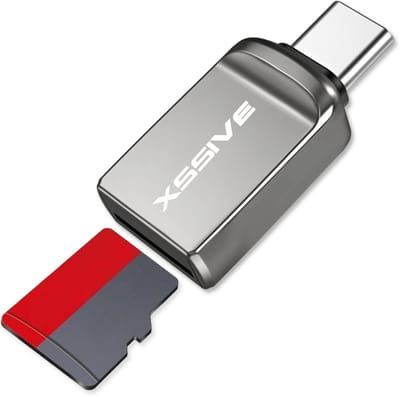 SD Kaart Lezer naar USB C - Geschikt voor Samsung S25, S24, S23, iPhone 16, 15 Pro Max, iPad, MacBook Air, Pro - Kaartlezer USB-C naar MicroSD TF Geheugenkaart Card Reader