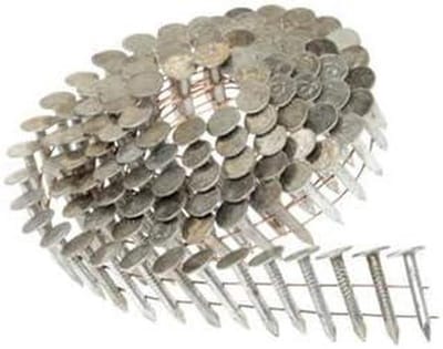 Dakpapnagels - Ringnagels Verzinkt - Dakbedekking Bevestigen - Gegroefde Schacht - 31 x 25 mm - Zilverkleurig