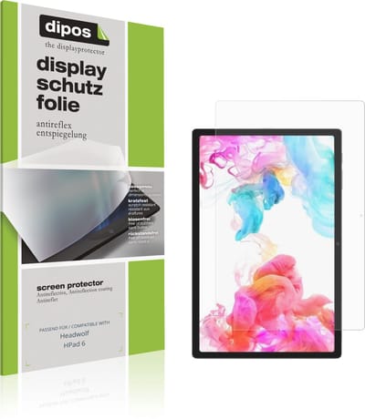 dipos – 2x Matte Beschermfolie geschikt voor Headwolf HPad 6 | Krasbestendige & antireflecterende Screenprotector Ultra-Thin