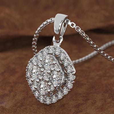Echt 14k geelgoud 2 karaat diamanten hanger vierkant 14k goud chalcedoon Bizuteria dames sieraden ketting Pierscionki ketting