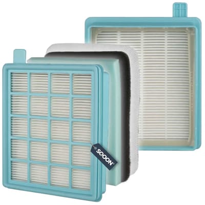 SQOON® HEPA Filterset geschikt voor Philips FC8058/01 Power Pro Compact - Filters