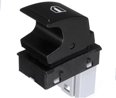 Raambedieningsschakelaar - Elektrische Raamknop - Auto Onderhoud - 3 Pins Connector - 1.9 cm Lengte - Zwart