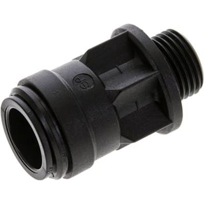 18mm x G1/2'' POM Insteekfitting Buitendraad NBR