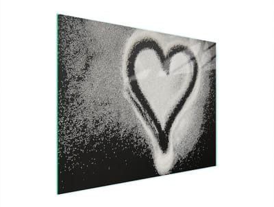 TMK ArtDeko Serie - Glazen Snijplank - 52x40cm - Hartdesign