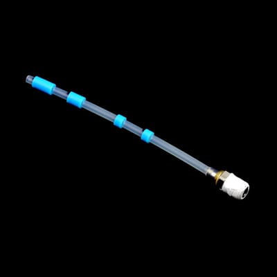 Slang buitenstuk - Reserve slang - Auto reinigen - Roterend mondstuk - 58 cm - Blauw