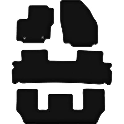 BASIC zwarte veloursmatten voor: Ford Galaxy MK2 7-zitter (2006-2011)