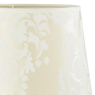Licht-Erlebnisse - Willow - Lampenkap voor tafellamp - E14 - van - Plastic bedekt met stof - in - Ecru