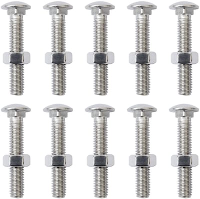 Dailygoods- Wastafel Stopper 10 Stuks - 304 Roestvrij Staal - Hoofddiameter 13mm - Algemene Lengte 40mm - Vervangingsdeel - Stevig en Duurzaam - Afvoerplug