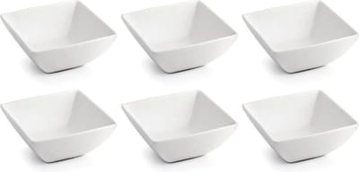BonBistro Dipschaaltjes Yong Squito 10 x 10 cm - Wit - 6 stuks