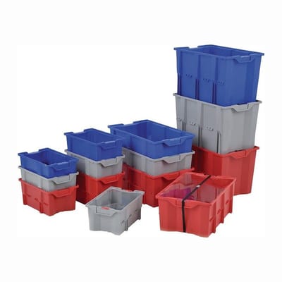 LA-KA-PE Draaistapelbak PP rood - DLK1C ROT