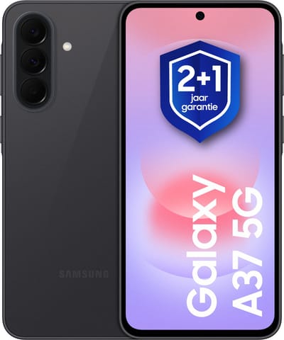 Samsung Galaxy A37 5G - 128GB - Awesome Charcoal + 1 jaar extra garantie