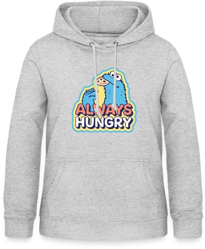 Sesamstraat Koekiemonster Altijd Hongerig Hoodie Dames