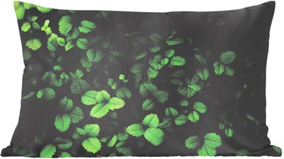 Sierkussens - Kussentjes Woonkamer - 60x40 cm - Groen - Bladeren - Kartel - Zonlicht