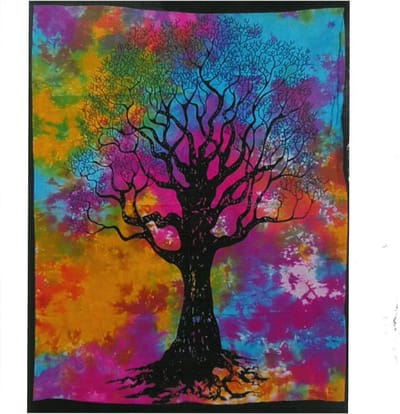Wandkleed - Krachtboom - Wanddecoratie - Katoenen Doek - 78x112cm - Handdoek