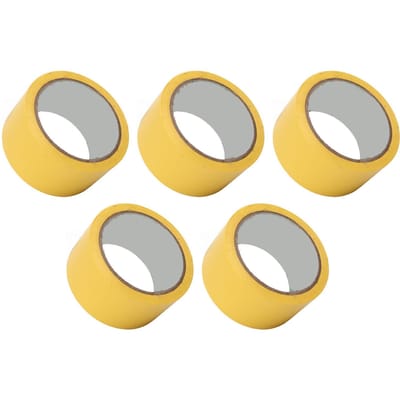5 stuks Vloermarkeringstape 5cm Breedte Vloerkleefband voor Lijnmarkering Wedstrijdveld Gymnasium gray