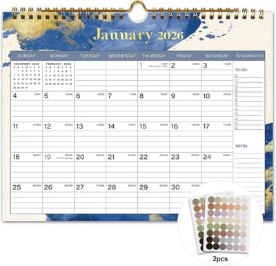 Grote Wandkalender 2025 - Jaarkalender Januari t/m December - Overzichtelijk en Decoratief