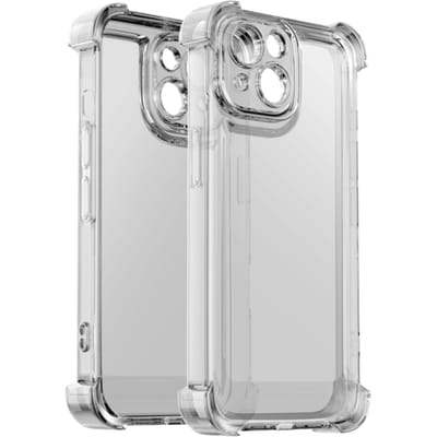 Ceezs TPU Shock Case met Camerabescherming Geschikt voor iPhone 15 – Transparant, Slank, Schokbestendig en Duurzaam