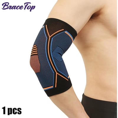Bracetop Elleboogbrace Compressie Zorgmouw Geschikt Voor Tenniselleboog Brace Band Peesontsteking Epicondylit Elleboogartritisgewichtheffen XL