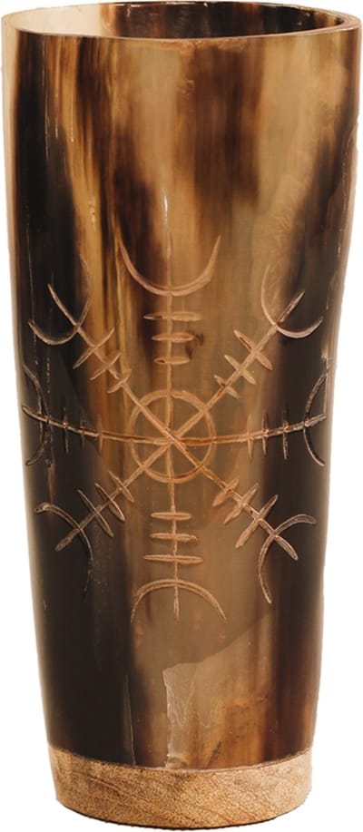 Viking beker wendhorn - Viking hoorn - Drink beker - Vikings - Buffel & Oss hoorn - Fair-trade - Robuust - Mancave - Cave & Garden