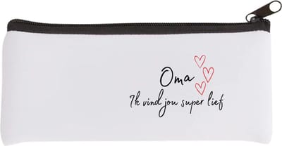 Akyol - oma ik vind jou super lief Etui - Oma - de liefste oma - verjaardag - cadeautje voor oma - oma artikelen - kado - geschenk - 20 bij 9 cm