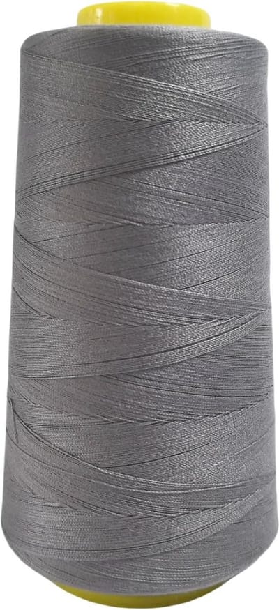 Lichtgrijs Polyester Naaigaren 3000 Yards voor Naaimachine en Breien