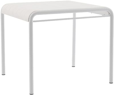 Vente-unique Tuintafel L90 cm van polypropyleen - Wit - MOAH van MYLIA