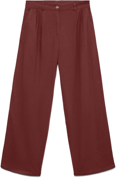 Vero Moda Broek met wijde pijpen VMMYMILO Mid waist Broek
