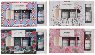 Decoris geurolie set - 4 x 15 ml in cadeauverpakking aroma wellness.