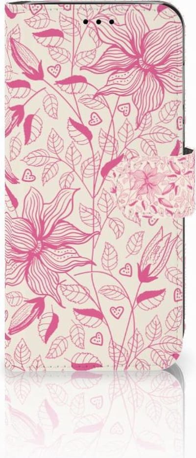 Huawei P20 Lite Hoesje Pink Flowers